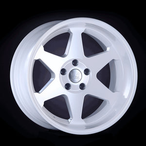 326POWER Yabaking 1P wheels (18x10.5 -5, White, Pair)