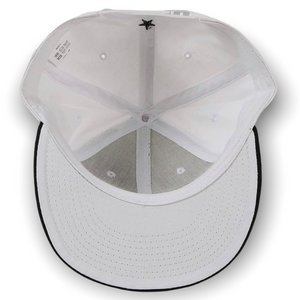 D.A.D Garson 3D Print Snap Back Racing Hat - White