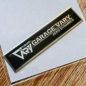 Aluminum Garage Vary Badge