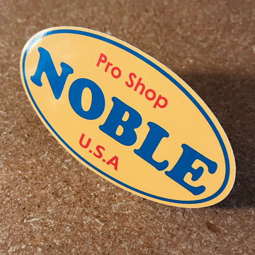 Pro Shop Noble Inc. Oval Sticker