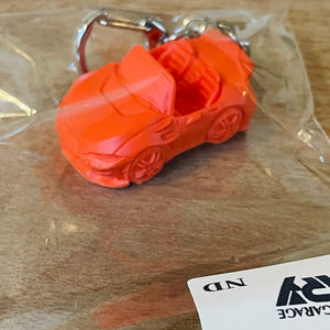 Mazda MX5 Mini 3d Car Keychain Keyring Orange 