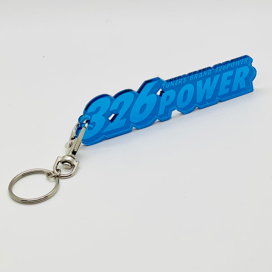 326Power Acrylic Key Chain ~ Blue